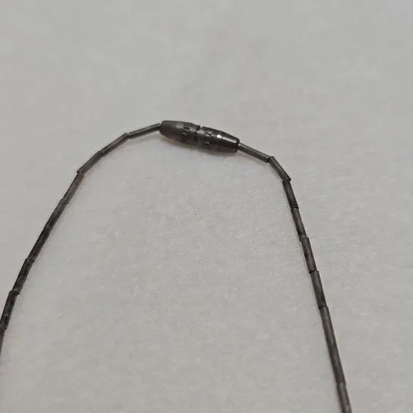 Navajo Turquoise Sterling Silver Necklace - Picture 4 of 6